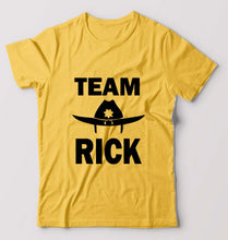 Load image into Gallery viewer, Team Rick T-Shirt for Men-Golden Yellow-Ektarfa.online
