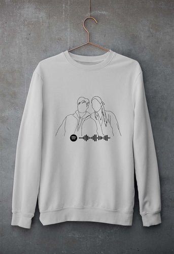 Spotify Unisex Sweatshirt for Men/Women-Grey Melange-Ektarfa.online