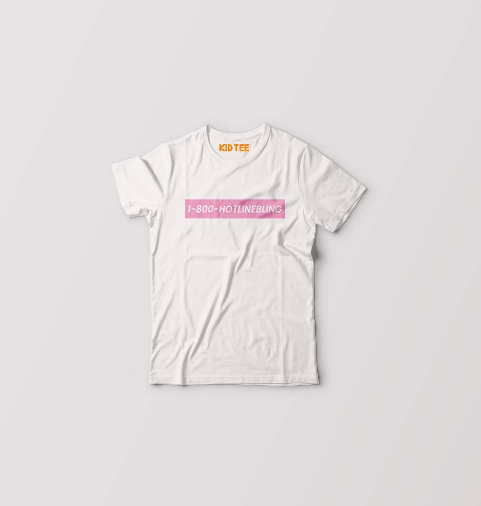 Drake Kids T-Shirt for Boy/Girl-0-1 Year(20 Inches)-White-Ektarfa.online