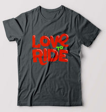 Load image into Gallery viewer, Love to Ride T-Shirt for Men-Steel grey-Ektarfa.online
