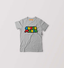 Load image into Gallery viewer, Super Mario Kids T-Shirt for Boy/Girl-0-1 Year(20 Inches)-Grey-Ektarfa.online
