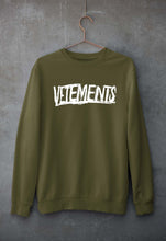 Load image into Gallery viewer, Vetements Unisex Sweatshirt for Men/Women-Olive Green-Ektarfa.online
