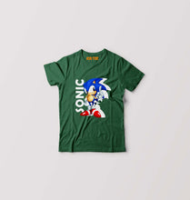 Load image into Gallery viewer, Sonic Kids T-Shirt for Boy/Girl-0-1 Year(20 Inches)-Dark Green-Ektarfa.online
