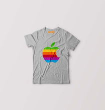 Load image into Gallery viewer, Steve Jobs Apple Kids T-Shirt for Boy/Girl-Grey-Ektarfa.online

