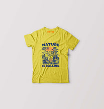 Load image into Gallery viewer, Nature Kids T-Shirt for Boy/Girl-Mustard Yellow-Ektarfa.online
