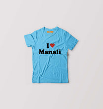 Load image into Gallery viewer, I Love Manali Kids T-Shirt for Boy/Girl-Light Blue-Ektarfa.online
