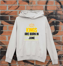 Load image into Gallery viewer, Kings Are Born In June Unisex Hoodie for Men/Women-Grey Melange-Ektarfa.online
