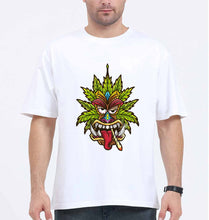 Load image into Gallery viewer, Tiki Joint Oversized T-Shirt for Men-White-Ektarfa.online
