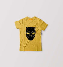 Load image into Gallery viewer, Black Panther Superhero Kids T-Shirt for Boy/Girl-Golden Yellow-Ektarfa.online
