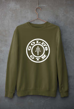 Load image into Gallery viewer, Gold&#39;s Gym Unisex Sweatshirt for Men/Women-S(40 Inches)-Olive Green-Ektarfa.online
