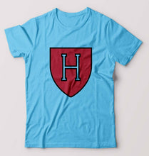 Load image into Gallery viewer, Harvard T-Shirt for Men-S(38 Inches)-Light Blue-Ektarfa.online
