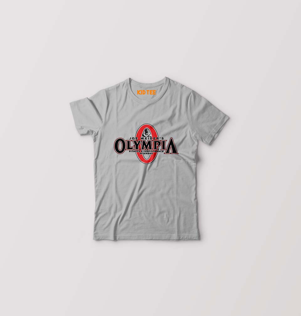 Olympia Kids T-Shirt for Boy/Girl-Grey-Ektarfa.online