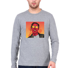 Load image into Gallery viewer, Asap Rocky Full Sleeves T-Shirt for Men-Grey Melange-Ektarfa.online
