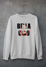 Load image into Gallery viewer, Money Heist Bella Ciao Unisex Sweatshirt for Men/Women-Grey Melange-Ektarfa.online
