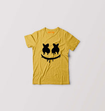 Load image into Gallery viewer, Marshmello Kids T-Shirt for Boy/Girl-Golden Yellow-Ektarfa.online
