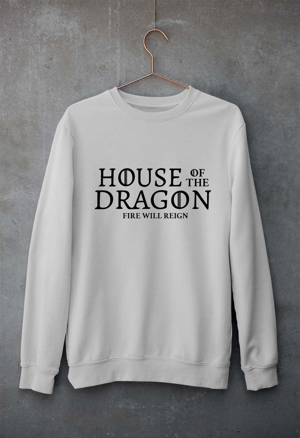 House of the Dragon (GOT) Unisex Sweatshirt for Men/Women-Grey Melange-Ektarfa.online