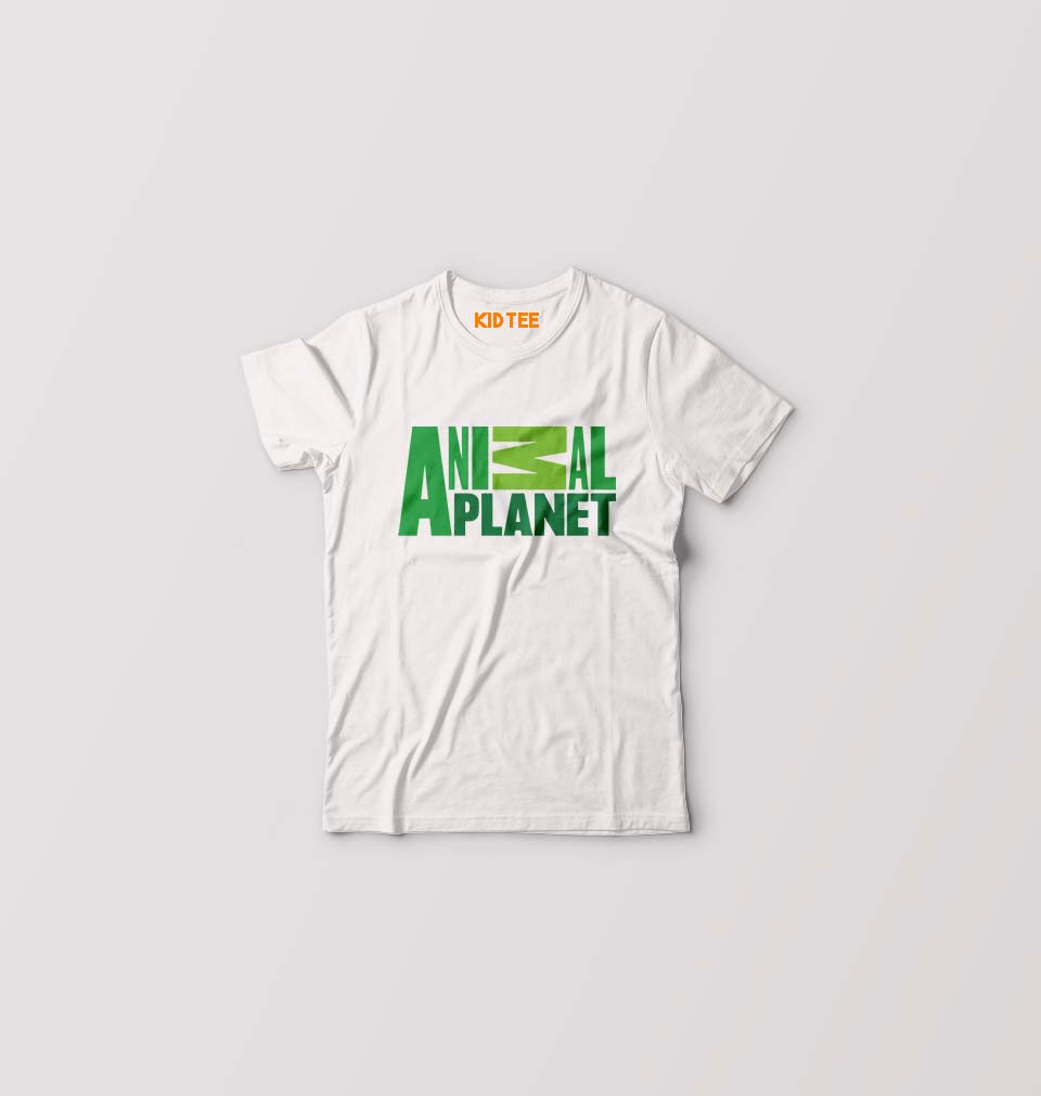 Animal Planet Kids T-Shirt for Boy/Girl-0-1 Year(20 Inches)-White-Ektarfa.online
