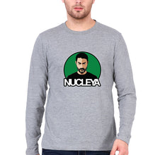 Load image into Gallery viewer, Nucleya Full Sleeves T-Shirt for Men-Grey Melange-Ektarfa.online
