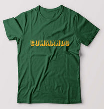 Load image into Gallery viewer, Commando T-Shirt for Men-Bottle Green-Ektarfa.online
