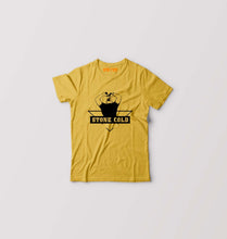 Load image into Gallery viewer, Stone Cold Steve Austin (WWE) Kids T-Shirt for Boy/Girl-Golden Yellow-Ektarfa.online
