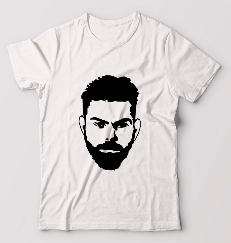Virat Kohli T-Shirt for Men-White-Ektarfa.online