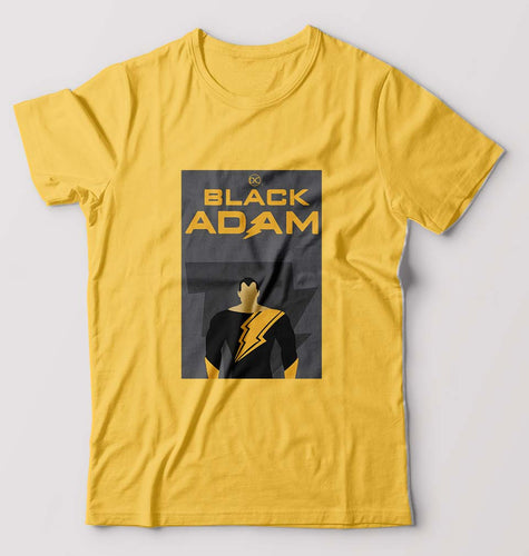 Black Adam T-Shirt for Men-Golden Yellow-Ektarfa.online