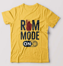 Load image into Gallery viewer, Rum T-Shirt for Men-S(38 Inches)-Golden Yellow-Ektarfa.online
