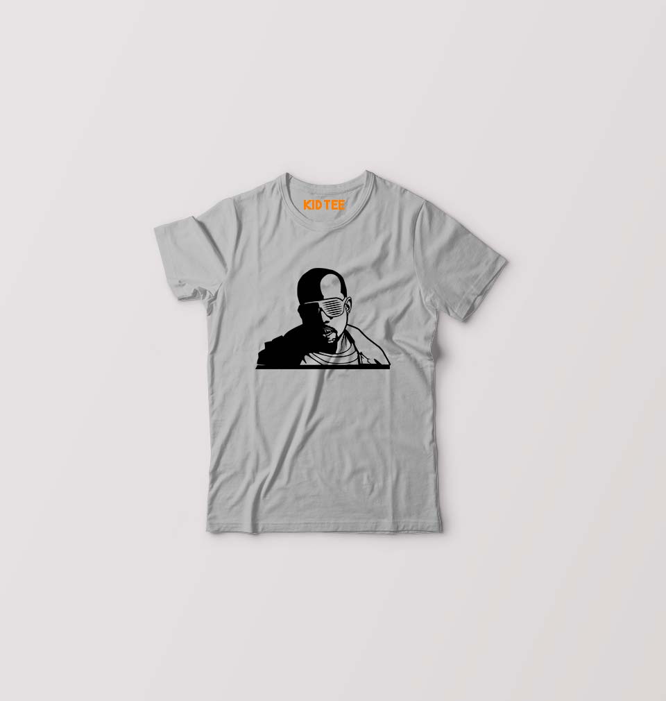 Kanye West Kids T-Shirt for Boy/Girl-Grey-Ektarfa.online