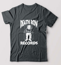 Load image into Gallery viewer, Death Row Records T-Shirt for Men-S(38 Inches)-Steel grey-Ektarfa.online
