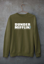 Load image into Gallery viewer, Dunder Mifflin Unisex Sweatshirt for Men/Women-S(40 Inches)-Olive Green-Ektarfa.online
