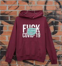 Load image into Gallery viewer, Fuck Covid Unisex Hoodie for Men/Women-Maroon-Ektarfa.online
