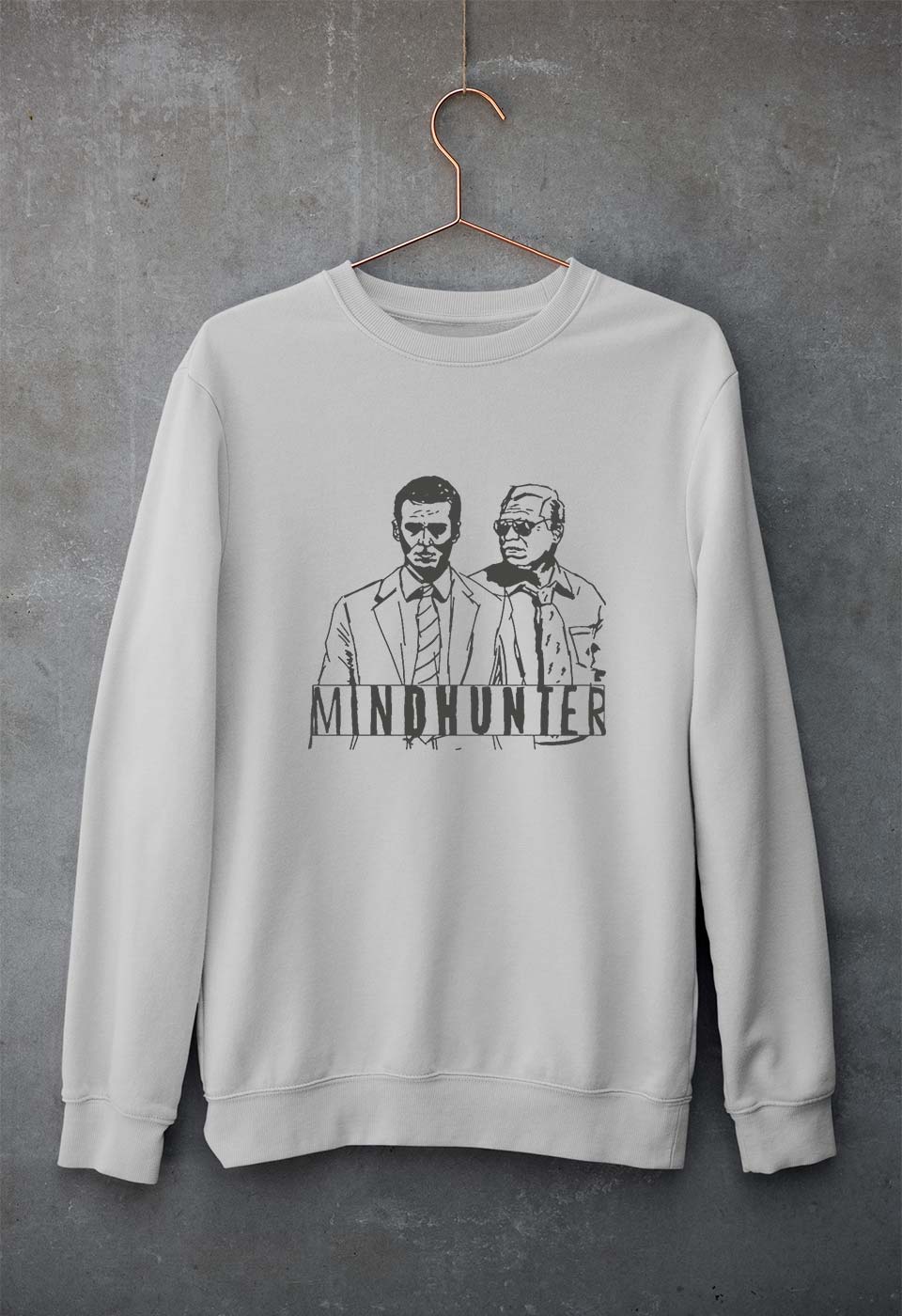 Mindhunter Unisex Sweatshirt for Men/Women-Grey Melange-Ektarfa.online