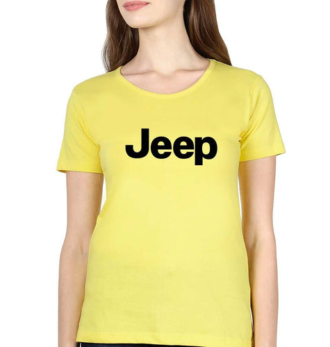 Jeep T-Shirt for Women-Yellow-Ektarfa.online