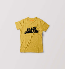 Load image into Gallery viewer, Black Sabbath Kids T-Shirt for Boy/Girl-0-1 Year(20 Inches)-Golden Yellow-Ektarfa.online
