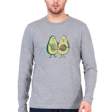 Load image into Gallery viewer, Avocado Full Sleeves T-Shirt for Men-Grey Melange-Ektarfa.online
