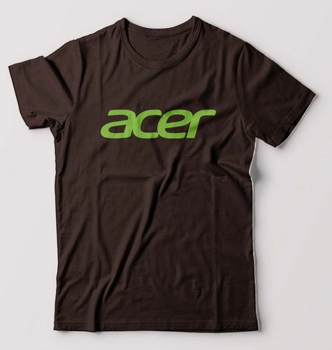 Acer T-Shirt for Men-Coffee Brown-Ektarfa.online