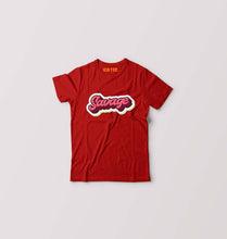 Load image into Gallery viewer, Savage Kids T-Shirt for Boy/Girl-0-1 Year(20 Inches)-Red-Ektarfa.online
