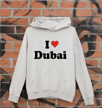 Load image into Gallery viewer, I Love Dubai Unisex Hoodie for Men/Women-Grey Melange-Ektarfa.online
