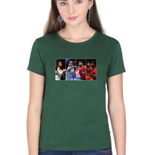 Load image into Gallery viewer, Badminton Players T-Shirt for Women-Dark Green-Ektarfa.online
