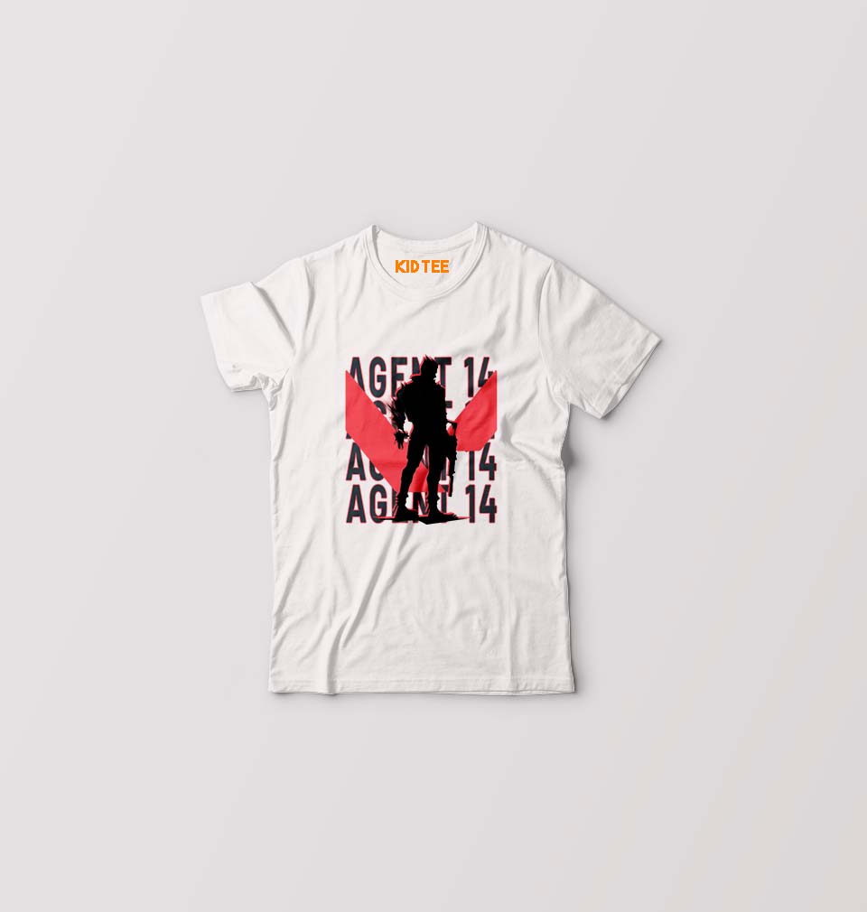 Valorant Kids T-Shirt for Boy/Girl-White-Ektarfa.online