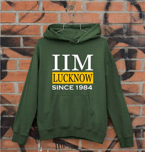 Load image into Gallery viewer, IIM Lucknow Unisex Hoodie for Men/Women-S(40 Inches)-Dark Green-Ektarfa.online
