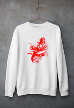 Load image into Gallery viewer, Hanuman Ji (God) Unisex Sweatshirt for Men/Women-White-Ektarfa.online
