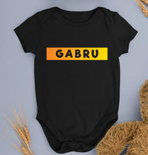 Load image into Gallery viewer, Gabru Kids Romper For Baby Boy/Girl-0-5 Months(18 Inches)-Black-Ektarfa.online

