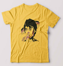 Load image into Gallery viewer, Bruce Lee T-Shirt for Men-Golden Yellow-Ektarfa.online
