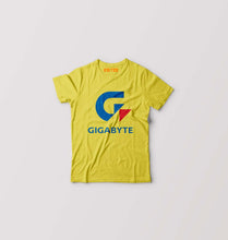 Load image into Gallery viewer, Gigabyte Kids T-Shirt for Boy/Girl-Mustard Yellow-Ektarfa.online
