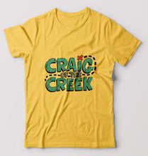 Load image into Gallery viewer, Craig of the Creek T-Shirt for Men-Golden Yellow-Ektarfa.online
