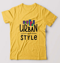 Load image into Gallery viewer, Urban Style T-Shirt for Men-Golden Yellow-Ektarfa.online

