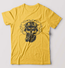 Load image into Gallery viewer, Skull T-Shirt for Men-Golden yellow-Ektarfa.online
