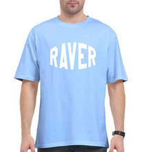 Load image into Gallery viewer, Raver Oversized T-Shirt for Men-Baby Blue-Ektarfa.online
