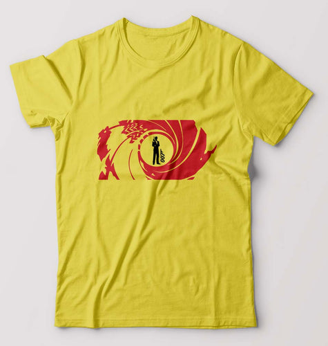 James Bond 007 T-Shirt for Men-Yellow-Ektarfa.online